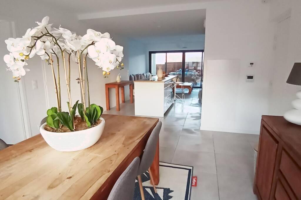 라카노오세앙 Loft Standing 100 M2 A 200 Metres De La Plage 아파트 외부 사진